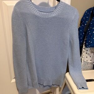 J. Crew Soft Sky Blue Crew Neck Sweater